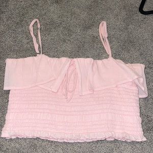 REVOLVE PINK CROP TOP